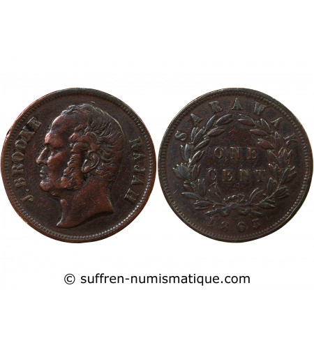 SARAWAK, JAMES BROOKE - 1 CENT 1863