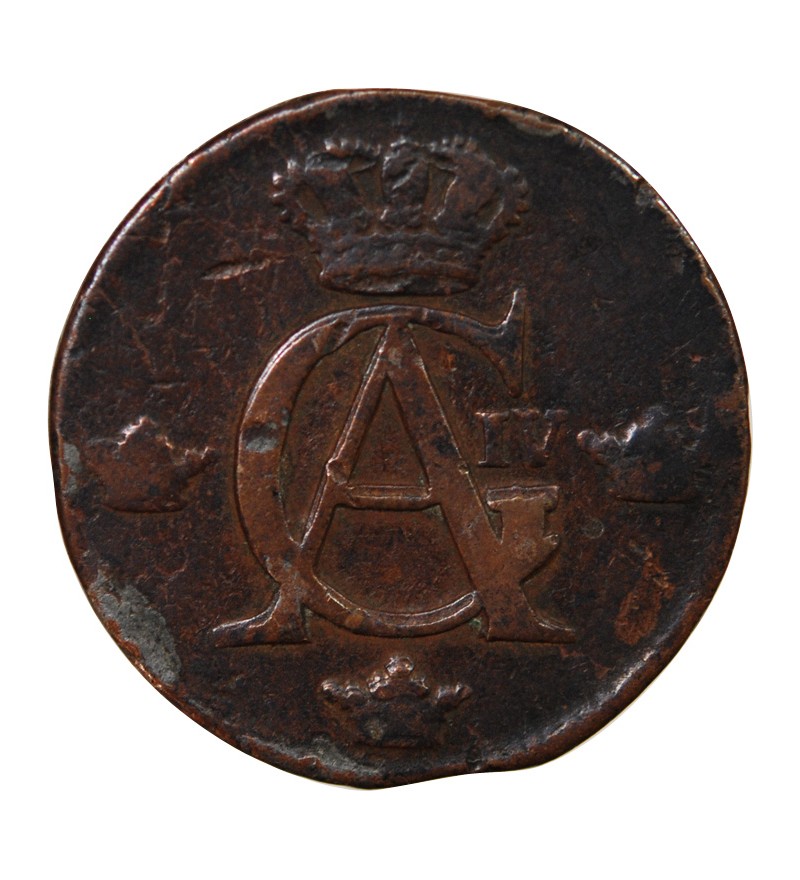 SUÈDE, GUSTAV IV ADOLF - 1/2 SKILLING 1809