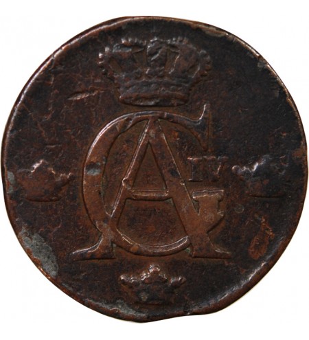 SUÈDE, GUSTAV IV ADOLF - 1/2 SKILLING 1809