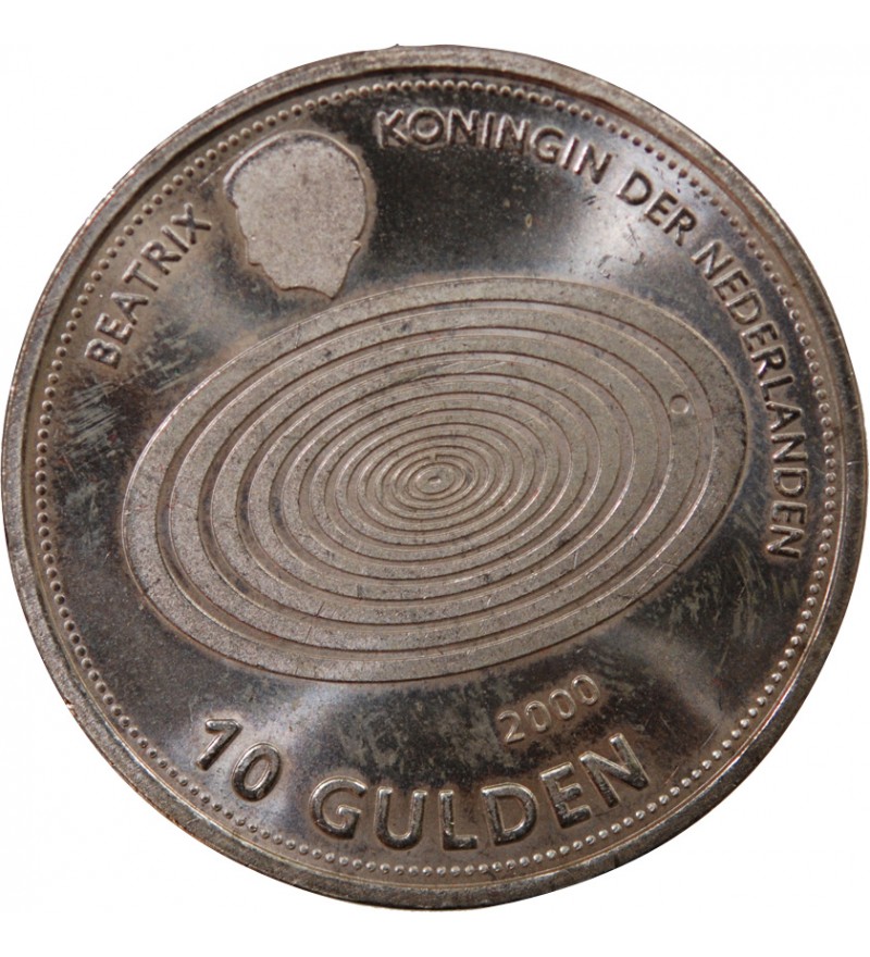 PAYS-BAS, BEATRIX- 10 GULDEN ARGENT 1999