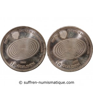 PAYS-BAS, BEATRIX- 10 GULDEN ARGENT 1999
