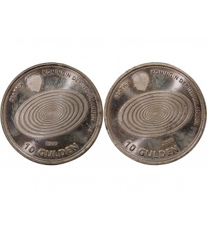 PAYS-BAS, BEATRIX- 10 GULDEN ARGENT 1999 2