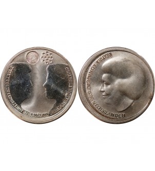 PAYS-BAS, BEATRIX- 10 EUROS ARGENT 2002 2