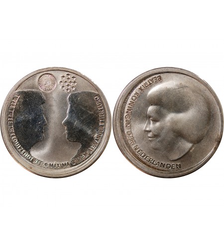 PAYS-BAS, BEATRIX- 10 EUROS ARGENT 2002