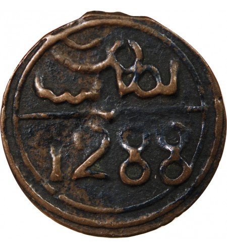 MAROC, MOHAMMED IV - 4 FALUS 1288 (1871)