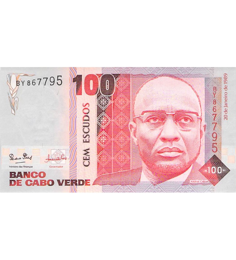 CAP-VERT, AMILCAR CABRAL - 100 ESCUDOS 20/01/1989 - NEUF