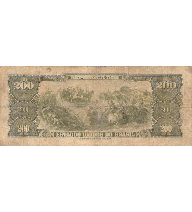 BRESIL, D. PEDRO - 200 CRUZEIROS 1964 - B+