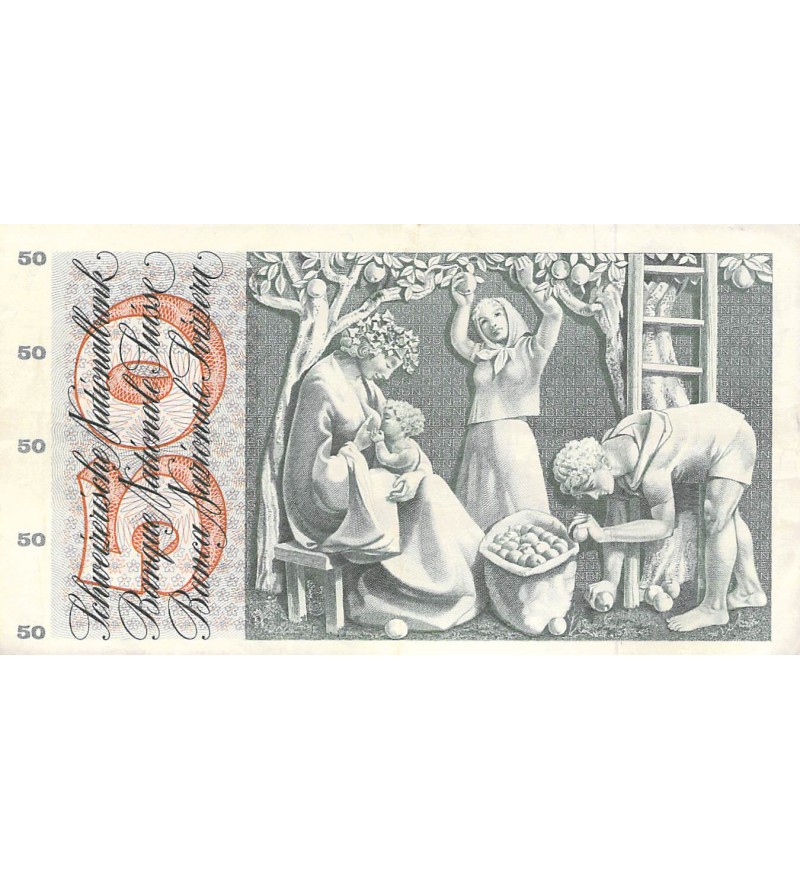 SUISSE - 50 FRANCS 21/01/1965 - TTB+