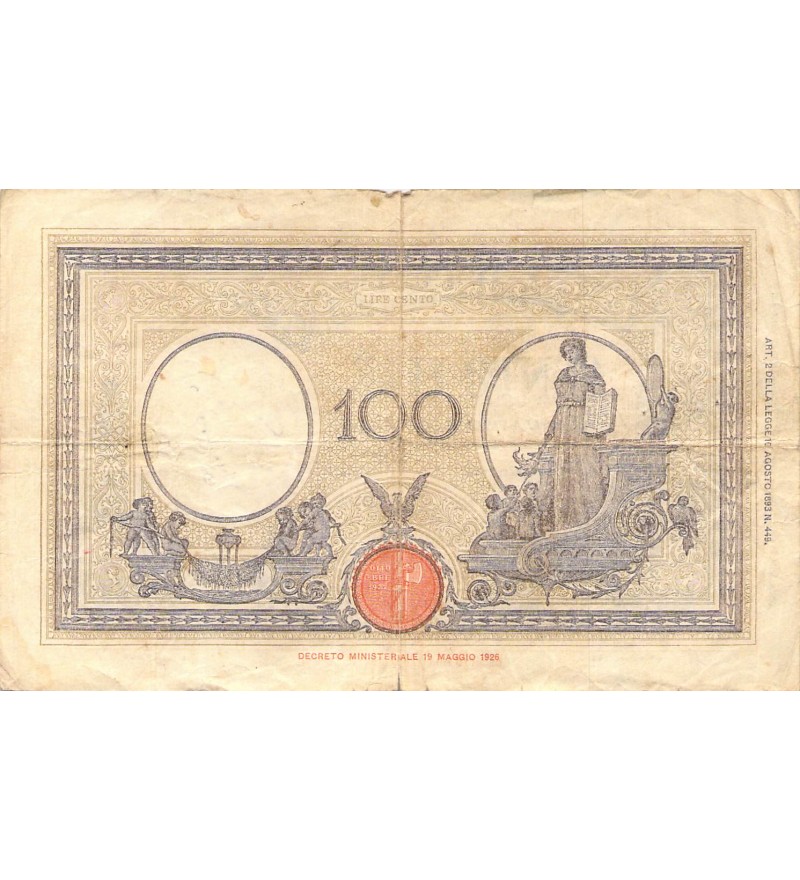 ITALIE - 100 LIRE 1942 / 1943 - TB