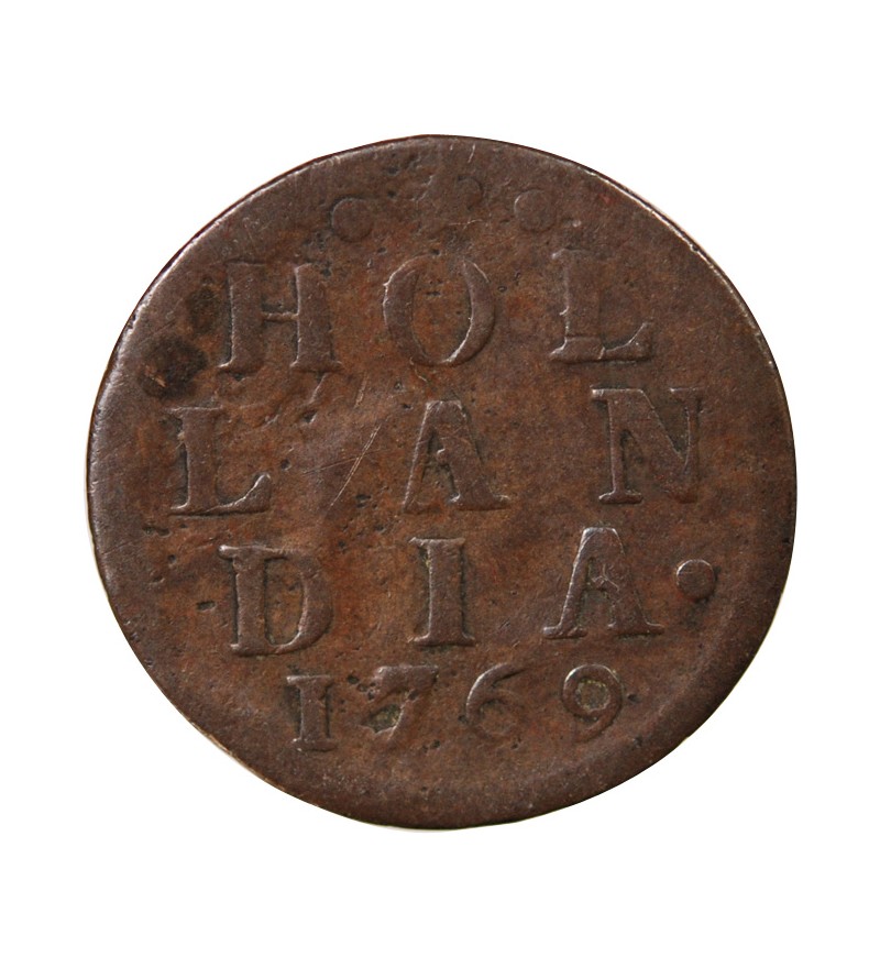 PAYS-BAS, HOLLANDE - 1 DUIT 1769