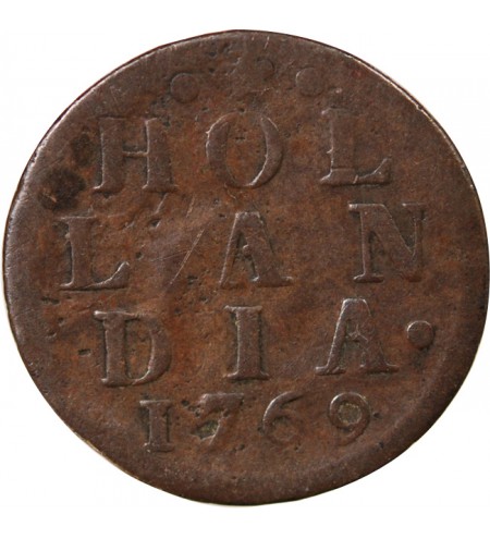 PAYS-BAS, HOLLANDE - 1 DUIT 1769