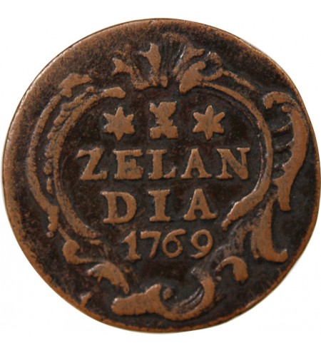 PAYS-BAS, ZELANDE - 1 DUIT 1769