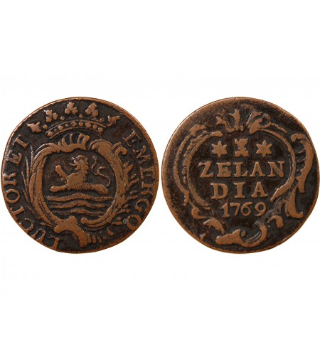 PAYS-BAS, ZELANDE - 1 DUIT 1769