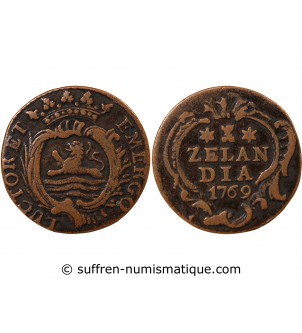 PAYS-BAS, ZELANDE - 1 DUIT 1769