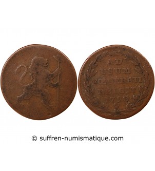 PAYS-BAS AUTRICHIENS - 2 LIARDS 1790 BRUXELLES