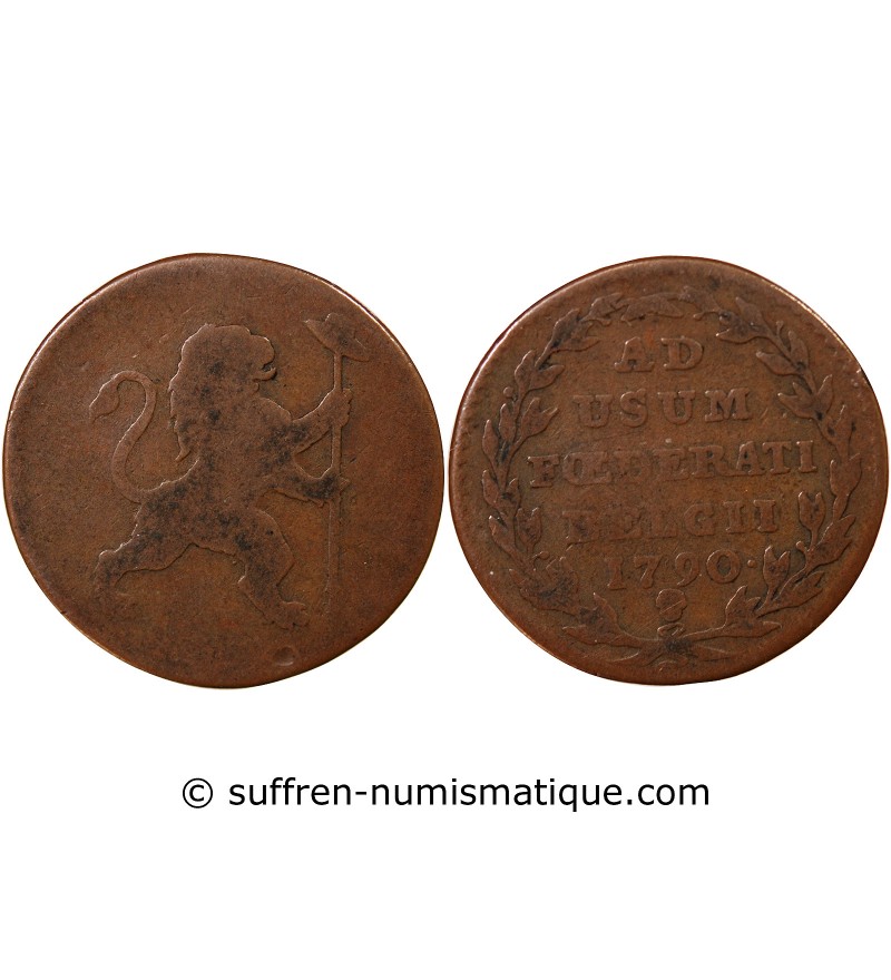 PAYS-BAS AUTRICHIENS - 2 LIARDS 1790 BRUXELLES