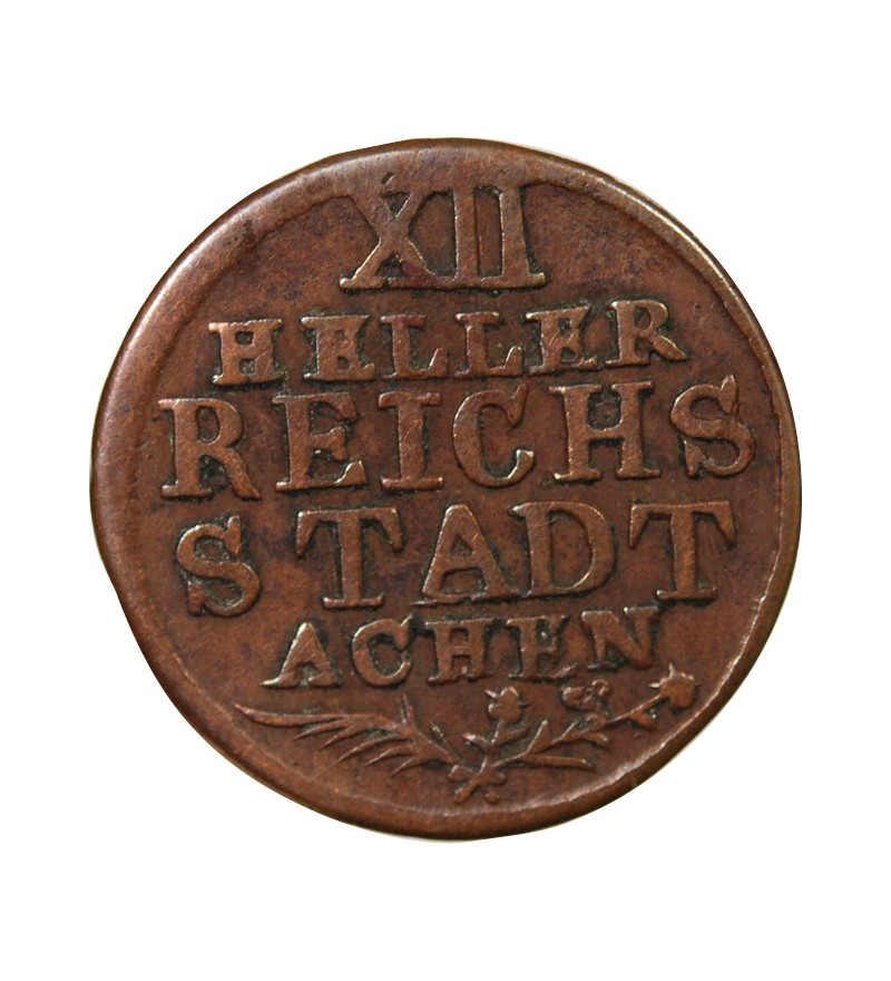 ALLEMAGNE, AIX-LA-CHAPELLE - 12 HELLER 1765