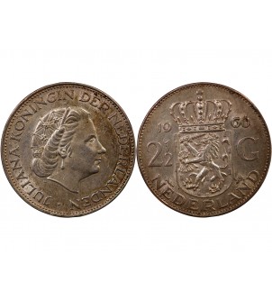 PAYS-BAS, JULIANA - 2 1/2 GULDEN ARGENT 1960 2