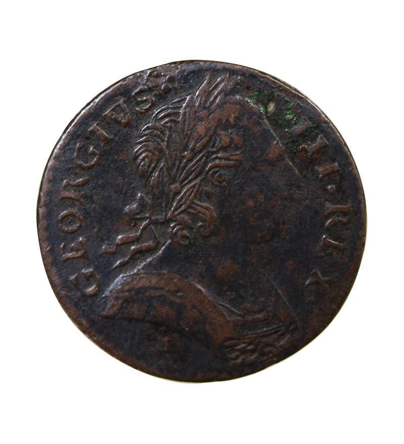 GRANDE-BRETAGNE, GEORGES III - FARTHING 1775