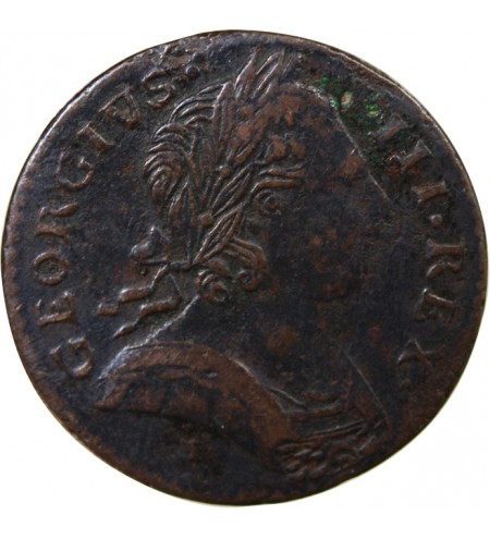 GRANDE-BRETAGNE, GEORGES III - FARTHING 1775