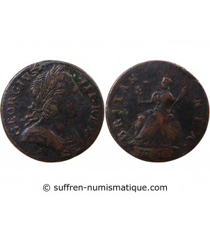 GRANDE-BRETAGNE, GEORGES III - FARTHING 1775