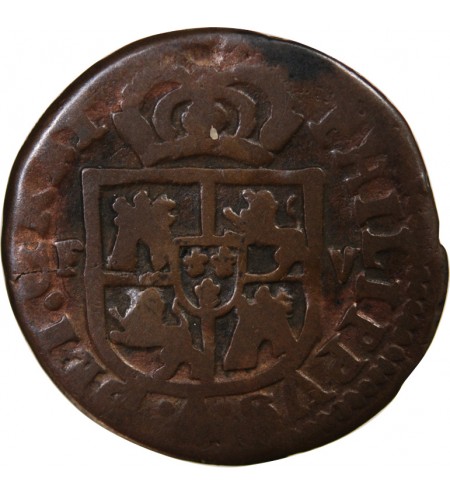 ESPAGNE, ROYAUME DE VALENCE, PHILIPPE V - SEISENO 1710