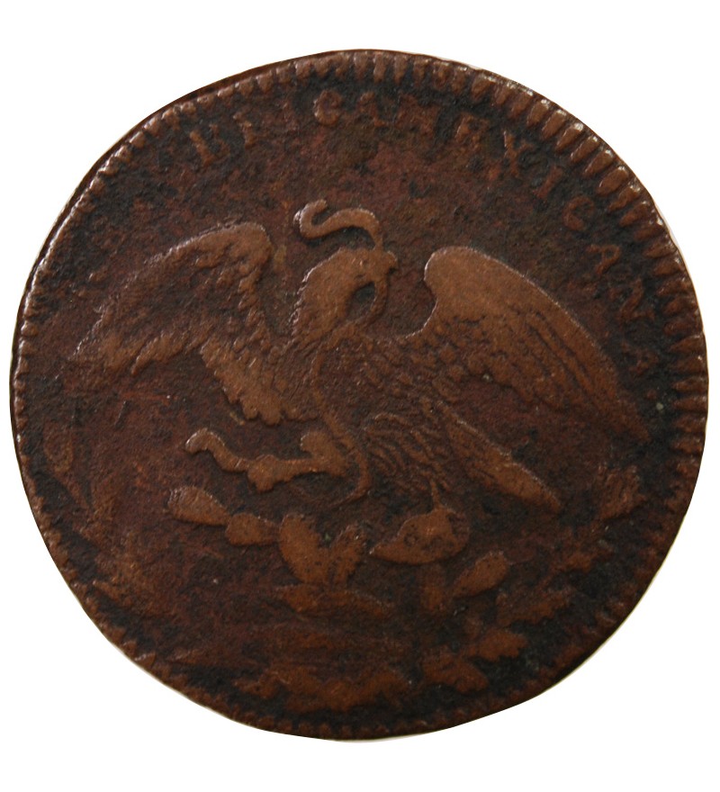 MEXIQUE - 1/4 REAL 1835 MEXICO