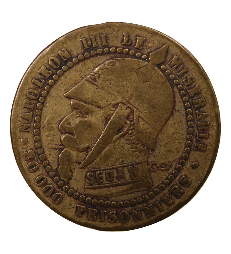 NAPOLEON III, SEDAN - Module satirique de 5 Centimes