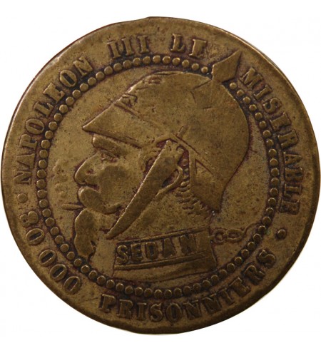 NAPOLEON III, SEDAN - Module satirique de 5 Centimes
