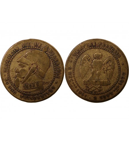 NAPOLEON III, SEDAN - Module satirique de 5 Centimes