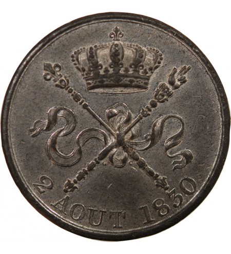 HENRI V, ROI DE FRANCE - MEDAILLE ETAIN 1830