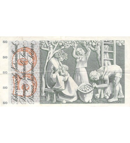 SUISSE - 50 FRANCS 24/01/1972 - TB+