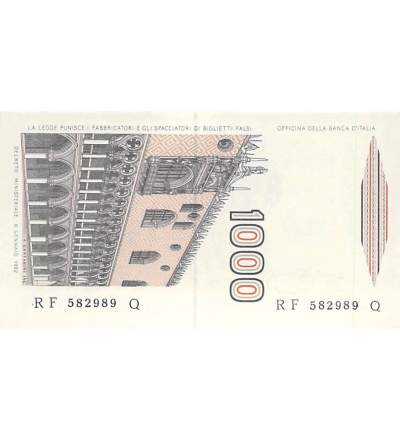 ITALIE, MARCO POLO - 1000 LIRE 06/01/1982 - NEUF