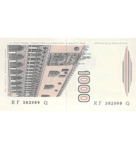 ITALIE, MARCO POLO - 1000 LIRE 06/01/1982 - NEUF