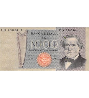 ITALIE, GIUSEPPE VERDI - 1000 LIRE 20/02/1980 - TTB 2