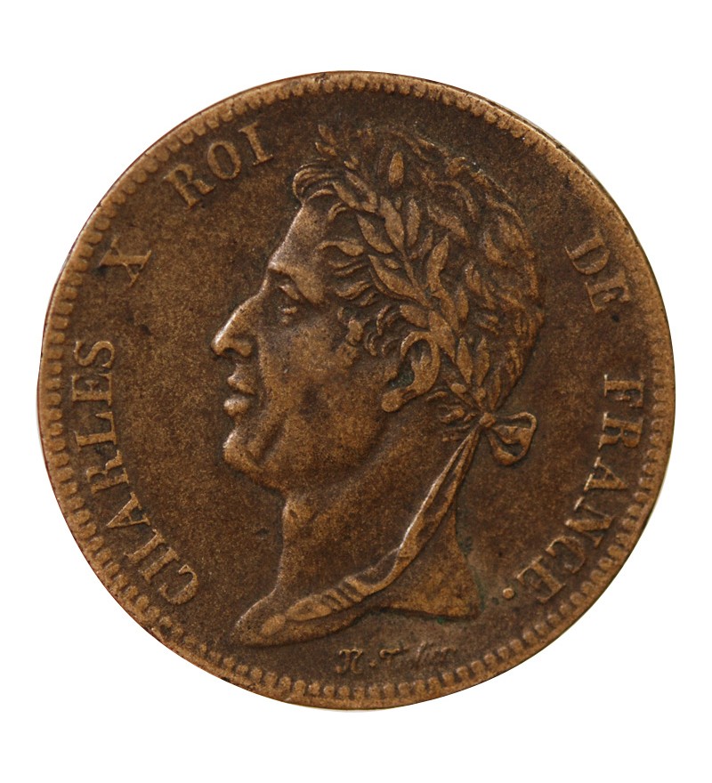 COLONIES FRANCAISES, CHARLES X - 5 CENTIMES 1829 A PARIS