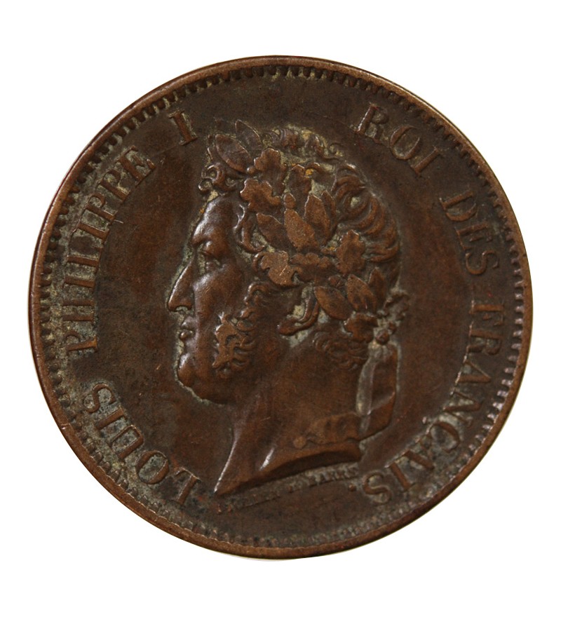 COLONIES FRANCAISES, LOUIS-PHILIPPE - 5 CENTIMES 1844 A PARIS