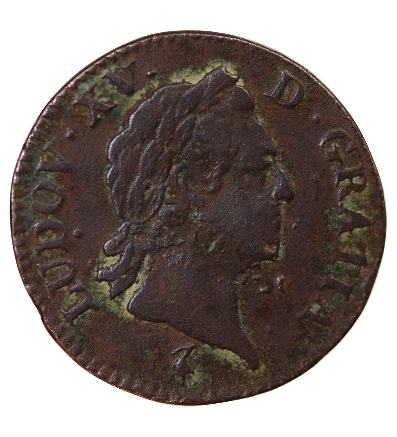 LOUIS XV - SOL A LA VIEILLE TÊTE 1768 A PARIS