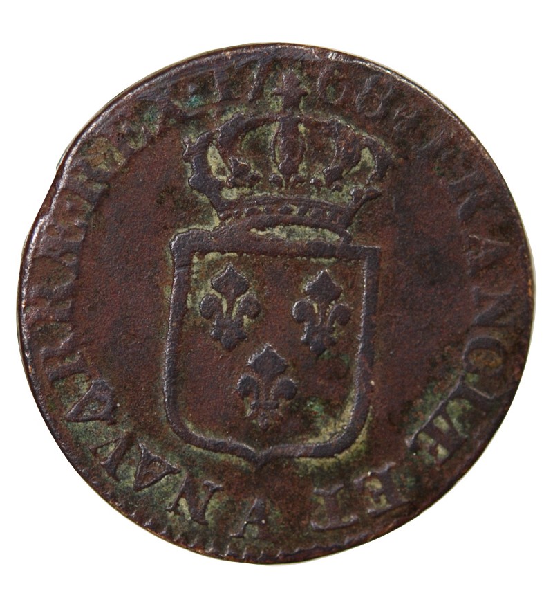 LOUIS XV - SOL A LA VIEILLE TÊTE 1768 A PARIS