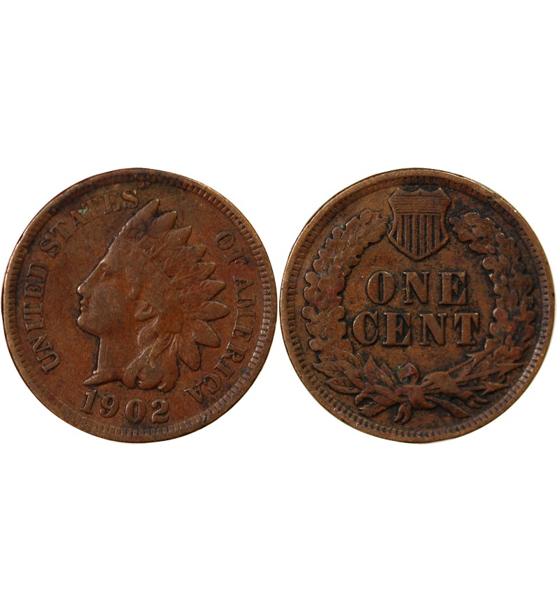 USA - 1 CENT "Indian Head" 1902