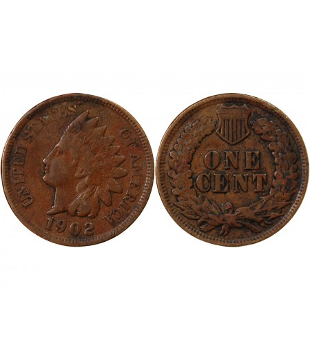 USA - 1 CENT "Indian Head" 1902