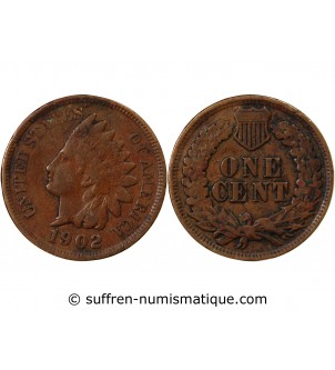 USA - 1 CENT "Indian Head" 1902