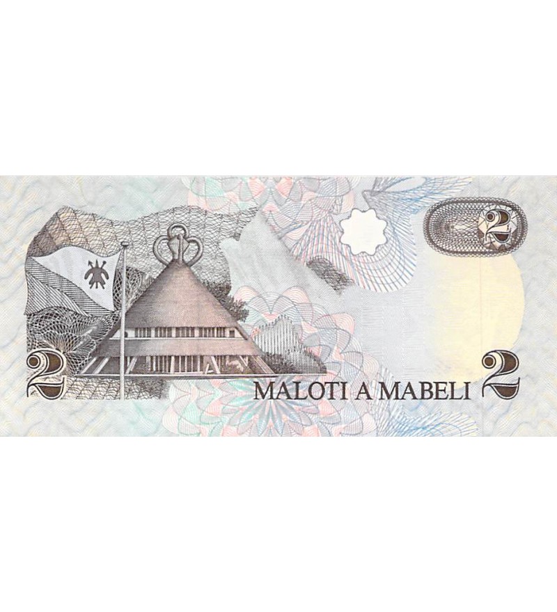 LESOTHO, MOSHOESHOE II - 2 MALOTI 1989 - NEUF