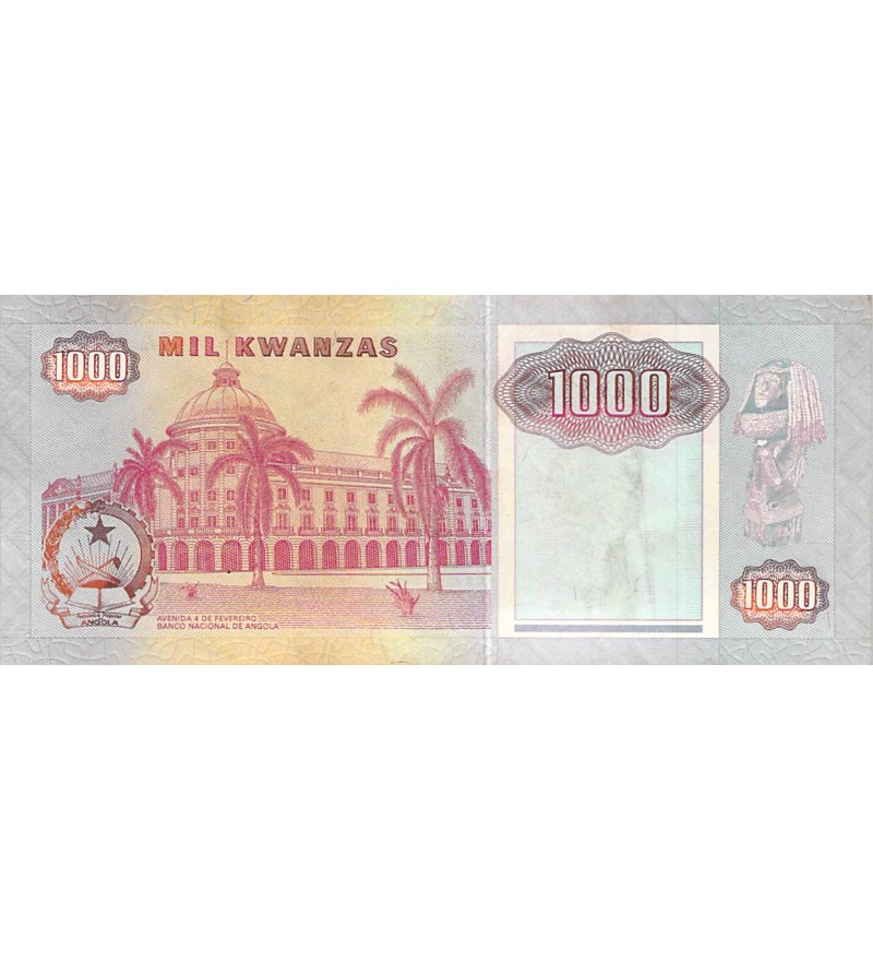 ANGOLA - 1000 KWANZAS 04/02/1991 - SUP+