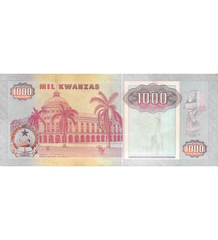 ANGOLA - 1000 KWANZAS 04/02/1991 - SUP+