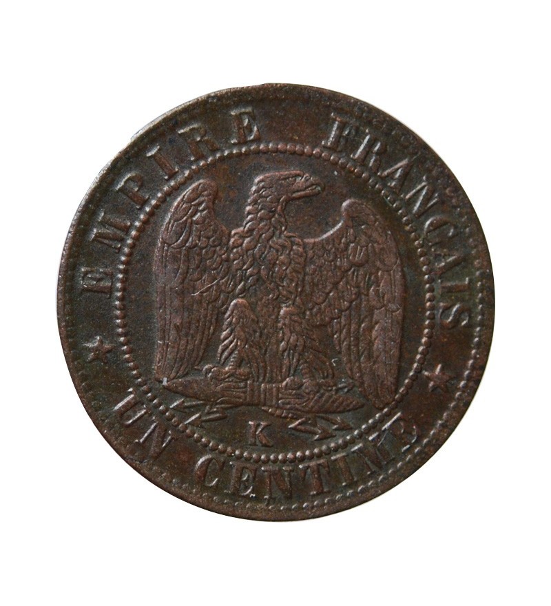 NAPOLEON III - 1 CENTIME 1861 K BORDEAUX