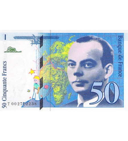 FRANCE, SAINT-EXUPERY - 50 FRANCS 1992 - NEUF