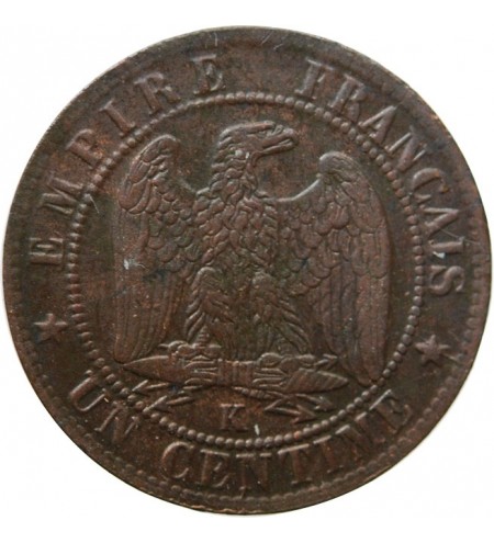 1 CENTIME NAPOLEON III 1861 K BORDEAUX