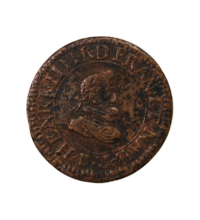 HENRI IV - DOUBLE TOURNOIS 1607 D LYON