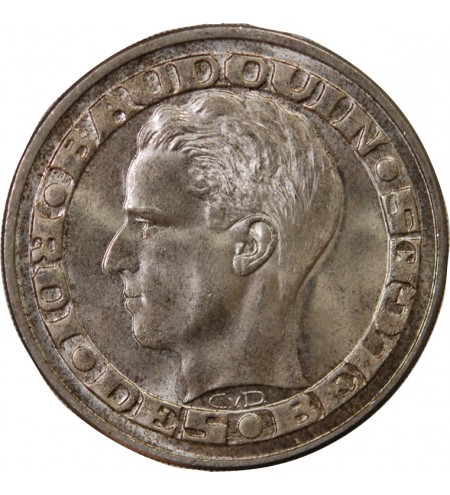 BELGIQUE, BAUDOUIN - 50 FRANCS ARGENT 1958 - Légende française